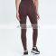 New Customized Wholesale Women's Yoga Crotchless Leggings High Waist Fitness Pants With Side Pockets Active Wear