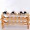 2016hot sale wood wine bottle rack modern wooden wine display rack