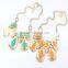 Charming Metal Top Grade Crystal Female Big Chunky Necklace Wholesale