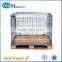 Euro foldable stackable storage metal steel wire mesh pallet cage