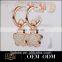 2015 Newest Fashionable Jewelry 925 Sterling Silver Jewelry rose gold earring