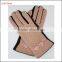 ladies dotty micro velvet gloves with bow for wholesale