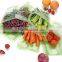 Fresh vegetables plastic bags clear