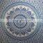Beach throw Ombre Blue Mandala Indian Tapestry Wholesale