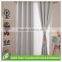 Ready Made Curtain Supplier Polyester Luxury White Blackout Curtain