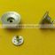 14mm New Arrive Laser Cutting Logo Zinc Alloy Jeans Tack Button -- MA1400