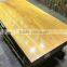 2016 Hot Sales Africa Style Side Sceap Pure Yellow Rose Wood Table Top
