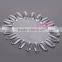 Oval plastic nail art polish display wheel