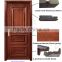 New modern single swing door mutil panels indian wood carving doors for bedroom
