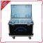 green flight case with wheel