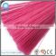 Solid level shiny pink PP plastic fiber filament in size 0.25mm for washing brush