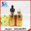 30ml gold glass dropper bottles for e juice