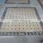 Square waterjet marble design floor tile