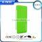 New design built in cable dual usb power bank 6000mah