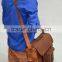 Vintage Messenger Men's Camera Bag Real Goat Leather Vintage Bag Satchel Sling Laptop Bag Shoulder Cross Body Unisex Bag