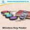 Factory price elelctronic wireless key finder keychain with zinc alloy glossy frame