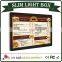 slim menu light box customized DC 12V for Adverting, Poster, Restaurant, Etc