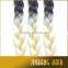 1B/Blonde Two Tone Ombre Braiding Hair Large Stock 100gram Ultra Braid Hair Extension