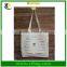 Manufacturer custom printing white canvas tote bag