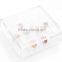 Clear acrylic cosmetic / ornament / handcrafts/display case storage box with compartment