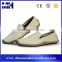 Latest Moccasin Men Shoes Genuine Leather Loafer White Men Shoes