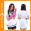 PGWC2512 Black and white classic maid costumes sexy uniform waiter clothing