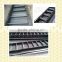 Raised edge rubber conveyor belt