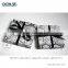 S/4 Mock Snakeskin Faux Leather Gift Coaster Set, Promotional Coaster Sets