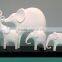 home decor animal figure white or black elephant statue