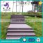 Easy installation less warping wood plastic composite board