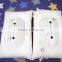 White Soft Cartoon 100% Cotton Pillow with Polyester Filling