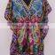 2015 Paisley printed beachwear ponchos & swimwear kaftans for womans