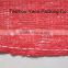 red PP tubular mesh bag onion circular tubular bag