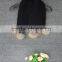 Kids Cute Colors Real Raccoon Fur Pom Poms Wool Knit Scarf Wholesale