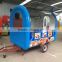 high quality China mobile fryed chicken food truck / ice cream kiosk for selling snacks and food
