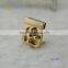 OEm zinc alloy bag parts high quanlity metel turn lock for purse wholesale
