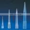 Plastic medical disposable universal micropipette tips