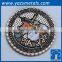 round engrave 3D metal antique custom metal euro trolley coin