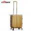 Guangdong Manufacturers Sunrise Popular Aluminum Golden Trolley Luggage Case Multifaction Case