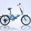 20-inch high-carbon steel folding bike gear shift bike woman