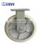 Factory direct sale 12" pu casters, 12" hand pallet truck wheel, fixed caster wheel