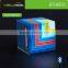 High Quality Led Disco Light Bass Audio Cube Bluetooth Round Speaker