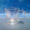 Mini Style 100ml Capacity Clear Handled Two Spouts Glass Measuring Coffee Cup