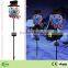 Outdoor christmas lights metal reindeer solar stake light christmas decoration