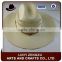 Straw knitted outdoor brown men cowboy hat