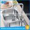 Classic 304 stainless steel deck mounted kitchen mixer tap long handle commercial faucet