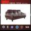 Top grade design blue leather reclining sofa