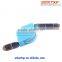 Hot selling noodle flat 2 in 1 usb retractable cable for iphone6 plus/Samsung