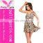 New Ladies Dress Halter Neck Skater Dress