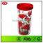 plastic double wall photo insert 16oz insulated tumbler mug